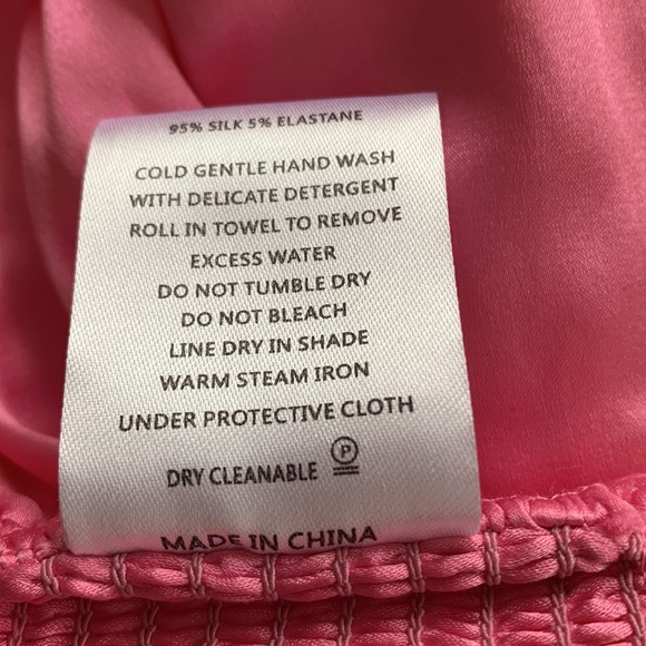 St Cloud Label Lillet Silk Halter Top Sachet Pink Size S - Picture 9 of 10